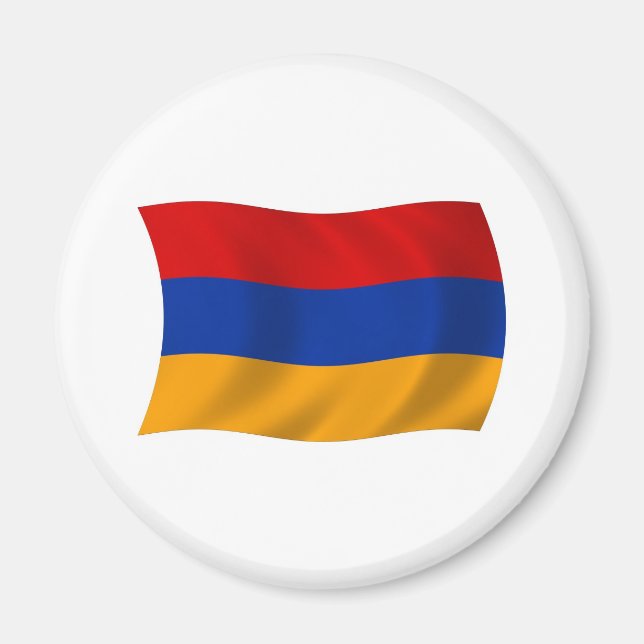 Armenien Flagga Magnet (Framsidan)
