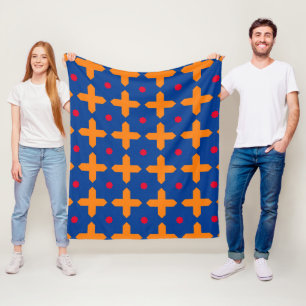 Armenien flagga mönster fleecefilt