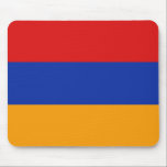 Armenien flagga Mousepad Musmatta<br><div class="desc">Denna mousepaddesign består av enkelt den armeniska flagga. En underbar långt som återkallar Armenien stunder på datoren.</div>