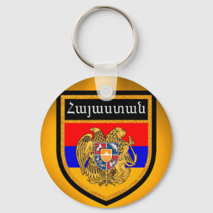 Armenien flagga nyckelring