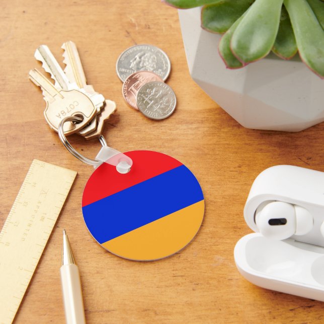 Armenien flagga nyckelring (Skrivbord)