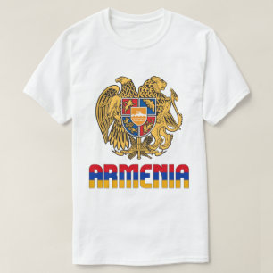 Armenien Flagga och Jacka av Arm Patriotic T Shirt
