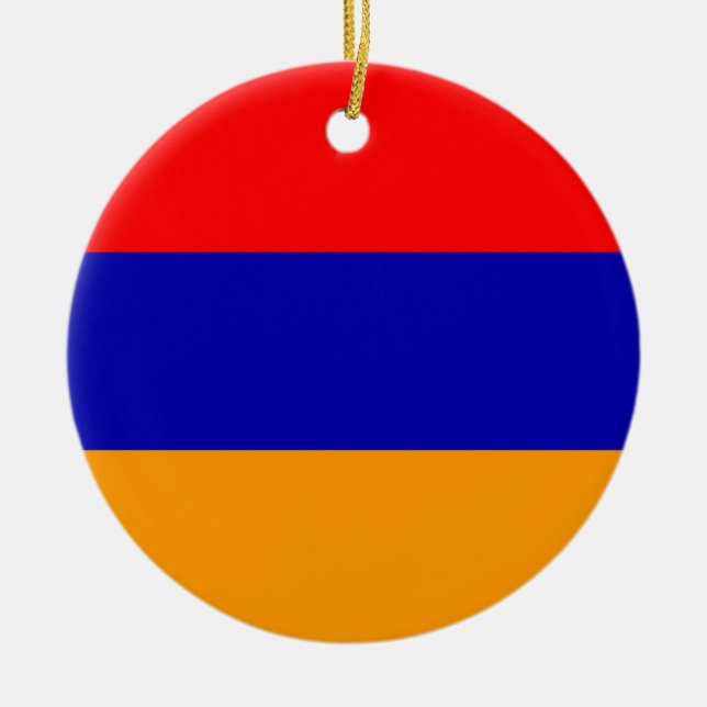 Armenien Flagga Ornament (Framsidan)