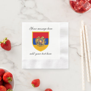 Armenien Flagga Pappersservett