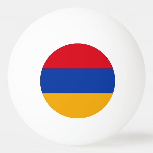 Armenien Flagga Pingisboll (Framsidan)