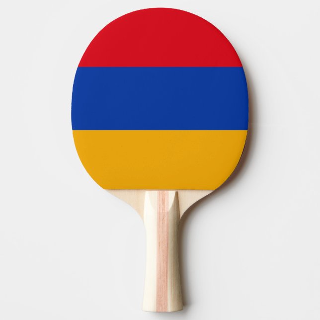 Armenien Flagga Pingisracket (Framsidan)