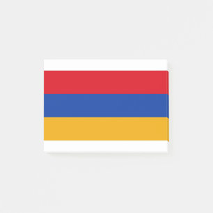 Armenien Flagga Post-it Block