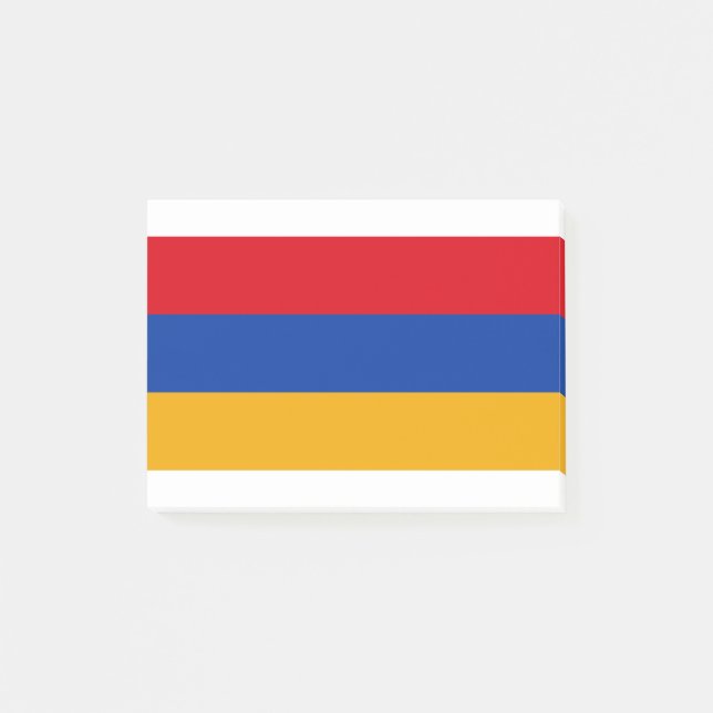 Armenien Flagga Post-it Block (Framsida)