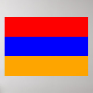 Armenien Flagga Poster