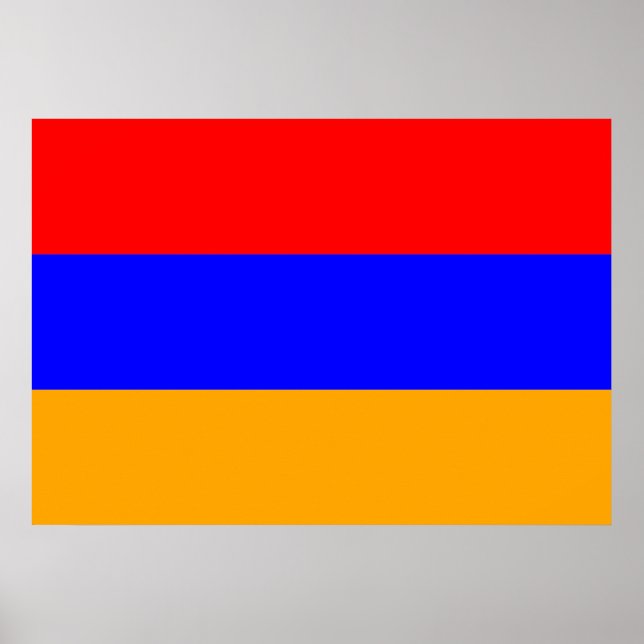 Armenien Flagga Poster (Framsidan)