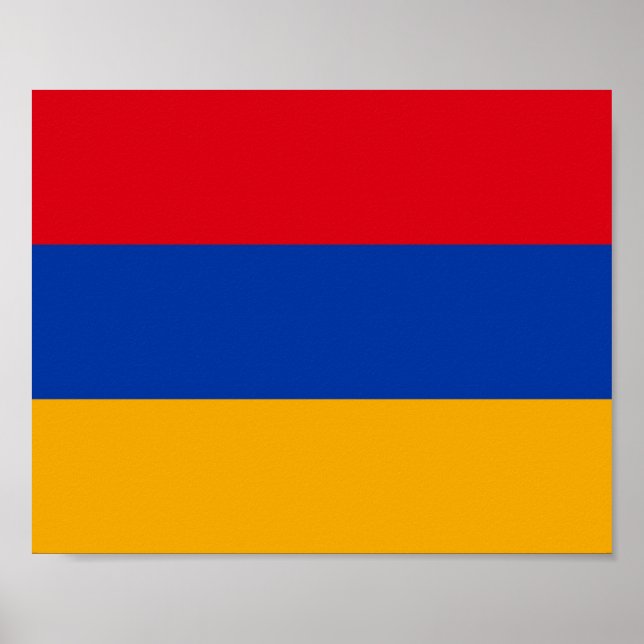 Armenien Flagga Poster (Framsidan)