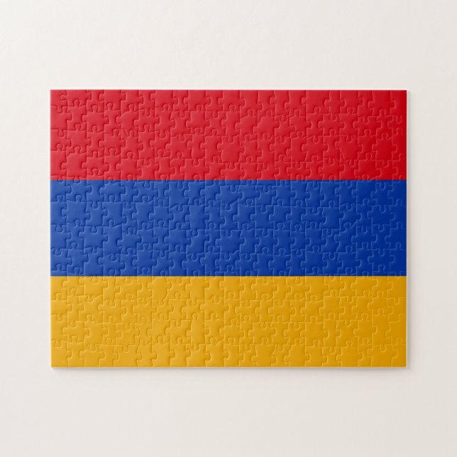 Armenien Flagga Pussel (Horisontell)