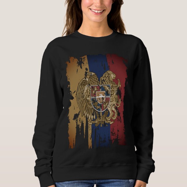 Armenien Flagga T Shirt (Framsida)