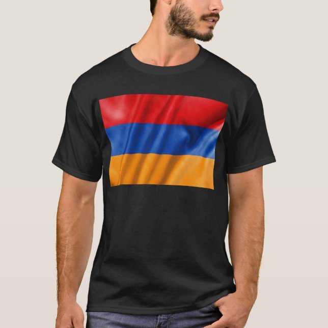 Armenien Flagga T-shirt (Framsida)