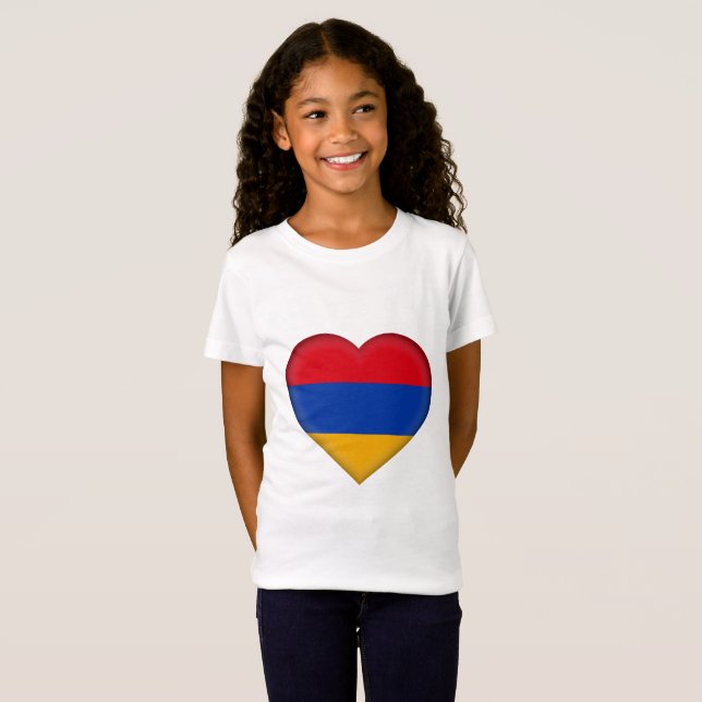 Armenien flagga tee (Hel framsida)