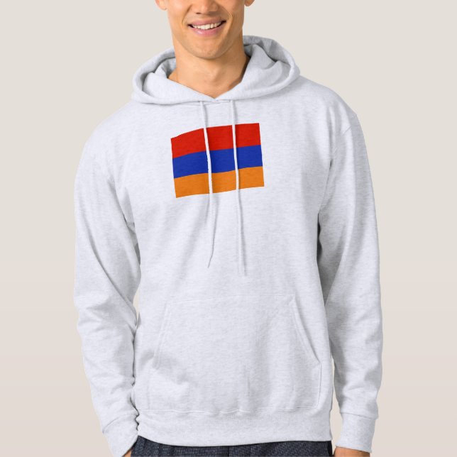 Armenien Flagga Tröja Med Luva (Framsida)