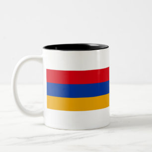 Armenien Flagga Två-Tonad Mugg