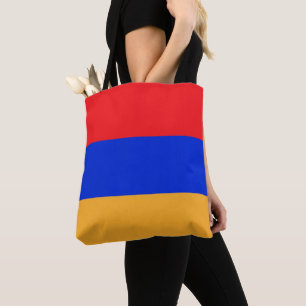 Armenien flagga tygkasse