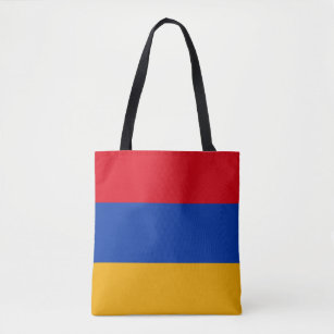 Armenien Flagga Tygkasse