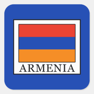 Armenien Fyrkantigt Klistermärke