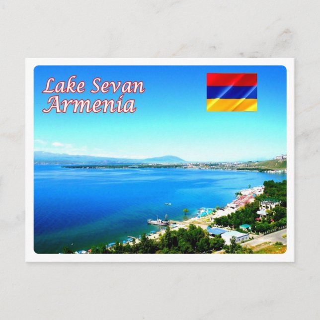 Armenien - Gegharkunik - Sjö Sevan - Vykort (Framsida)