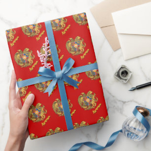 Armenien Gifts wrapping, Armeniska Flagga, Emblem/ Presentpapper