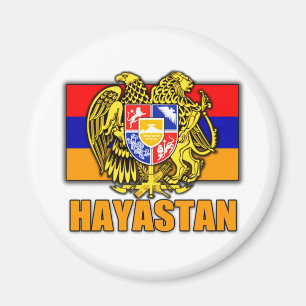 Armenien Hayastan vapensköld Magnet