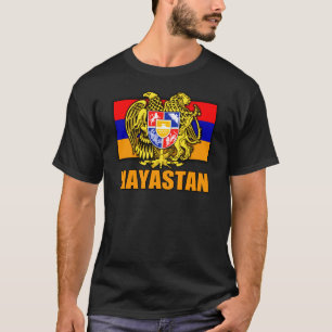 Armenien Hayastan vapensköld T-shirt