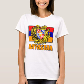 Armenien Hayastan vapensköld Tee Shirt