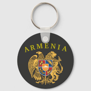 Armenien Jackande av Arm Keychain Nyckelring