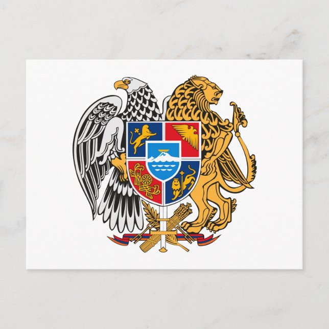 Armenien Jackar om Arm Vykort (Framsida)