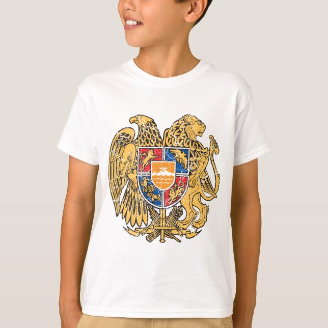 Armenien Jackat av Arm Tee Shirt (Framsida)