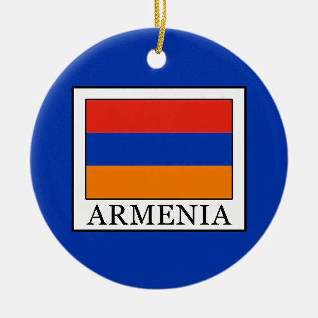 Armenien Julgransprydnad Keramik (Framsidan)