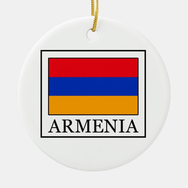 Armenien Julgransprydnad Keramik (Framsidan)