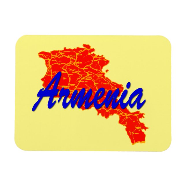 Armenien Magnet (Horisontell)