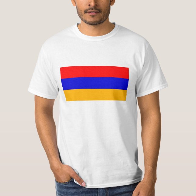 Armenien medborgareflagga tröja (Framsida)