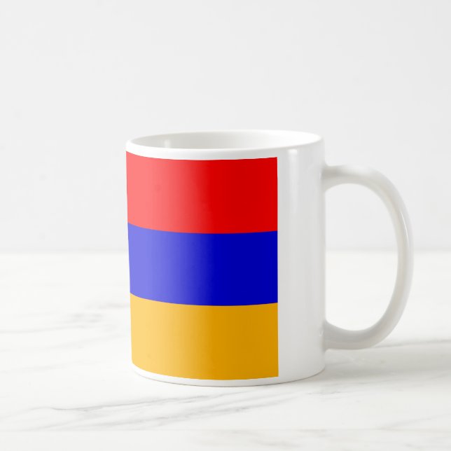 Armenien National Flagga Kaffemugg (Höger)