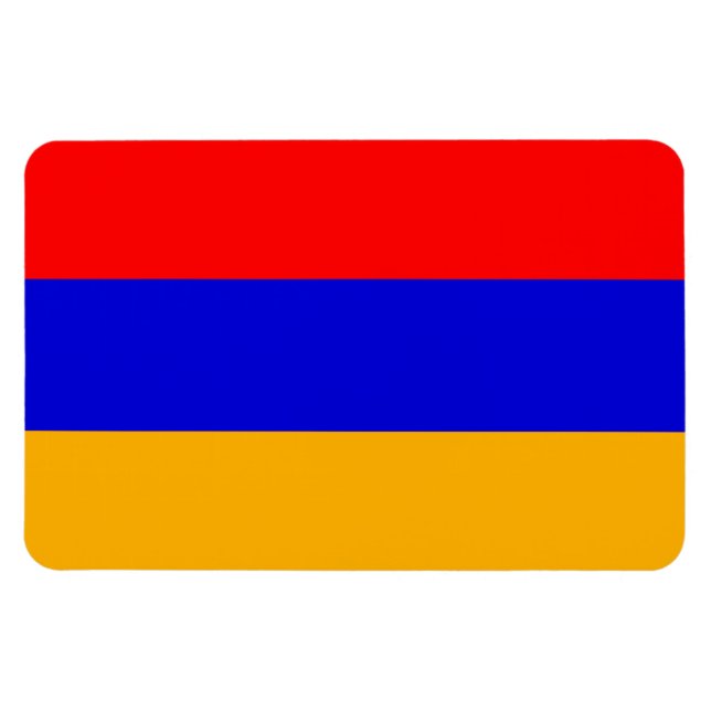 Armenien National Flagga Magnet (Horisontell)