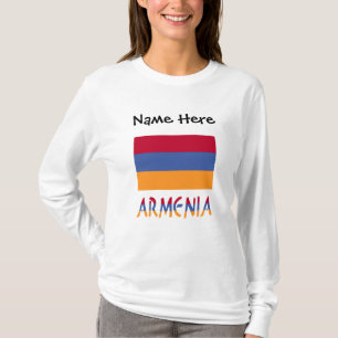 Armenien och Armeniens Flagga Personlig T Shirt