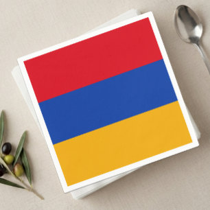 Armenien Servetter, Armeniens flagga fest / sport Pappersservett