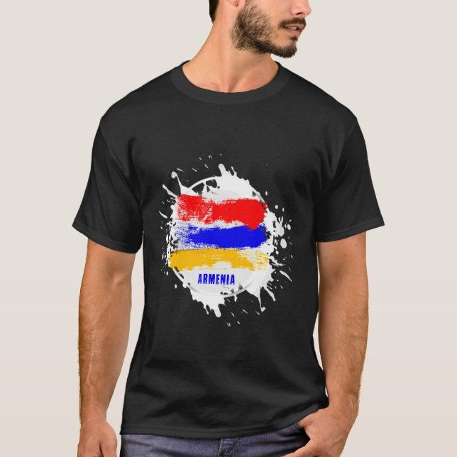Armenien Splash T Shirt (Framsida)