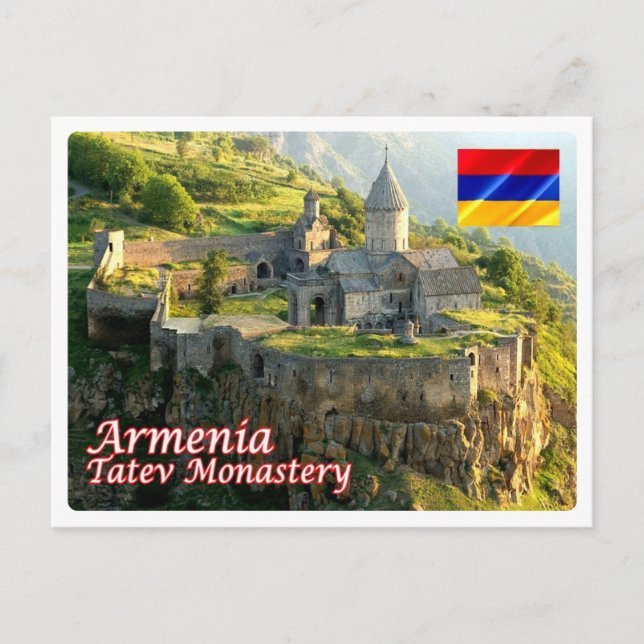 Armenien - Syunik - Tatev-klostret - Vykort (Framsida)