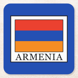Armenien Underlägg Papper Kvadrat