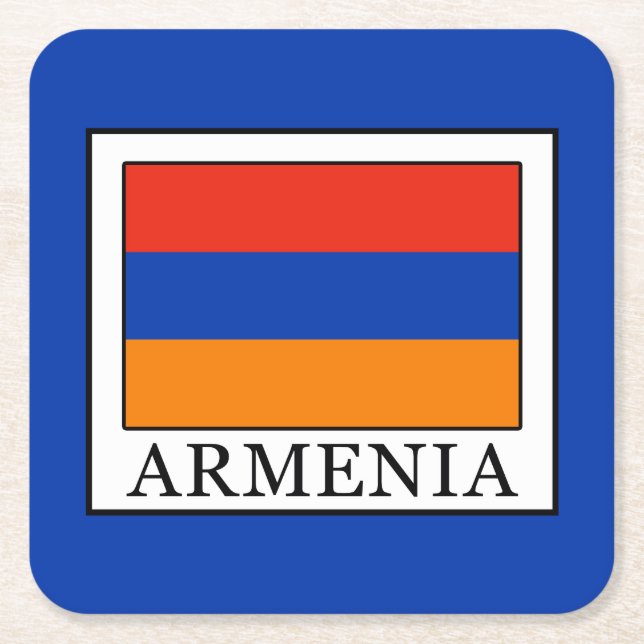Armenien Underlägg Papper Kvadrat (Framsidan)