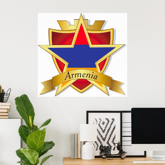 Armenien Vapensköld Poster (Skapare uppladdad)