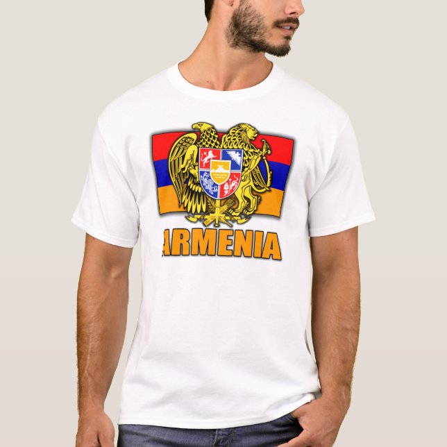 Armenien vapensköld t-shirt (Framsida)