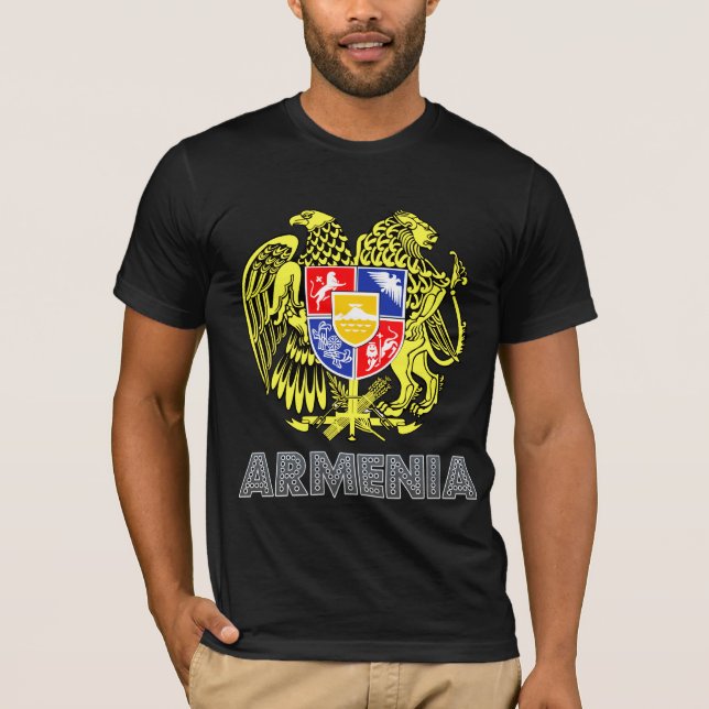 Armenien vapensköld t-shirt (Framsida)