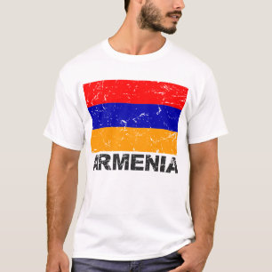 Armenien vintageflagga tröja