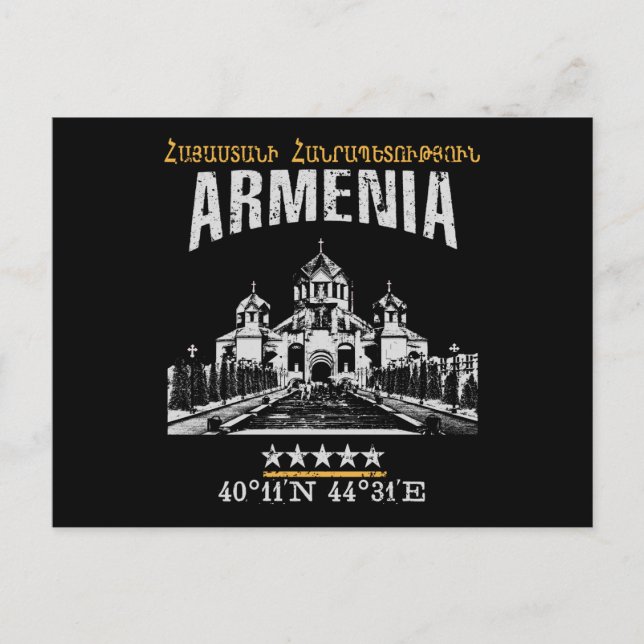 Armenien Vykort (Framsida)