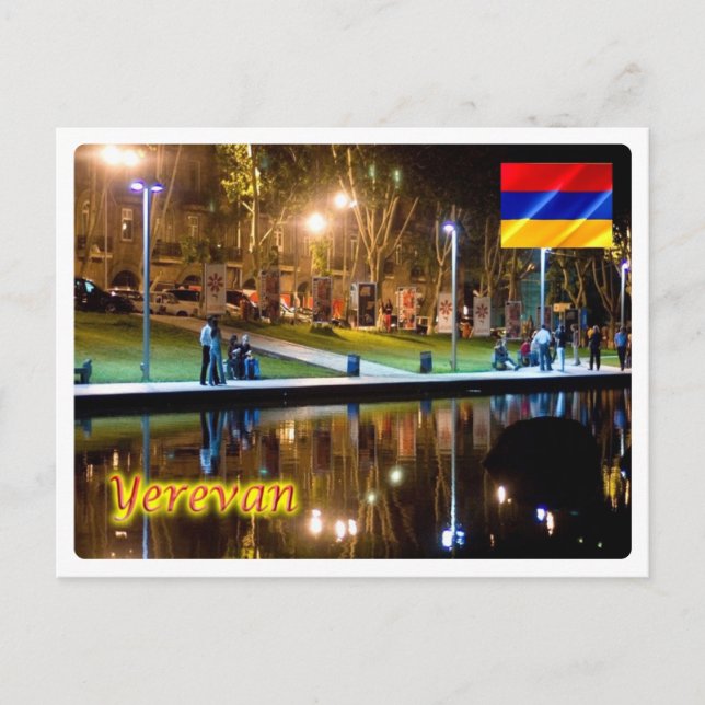 Armenien - Yerevan - Nightlife - Vykort (Framsida)
